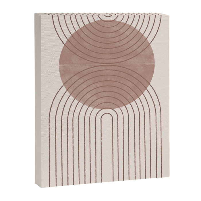 Abstract Modern Poster Arch  Canvas Print Gallery Image 1