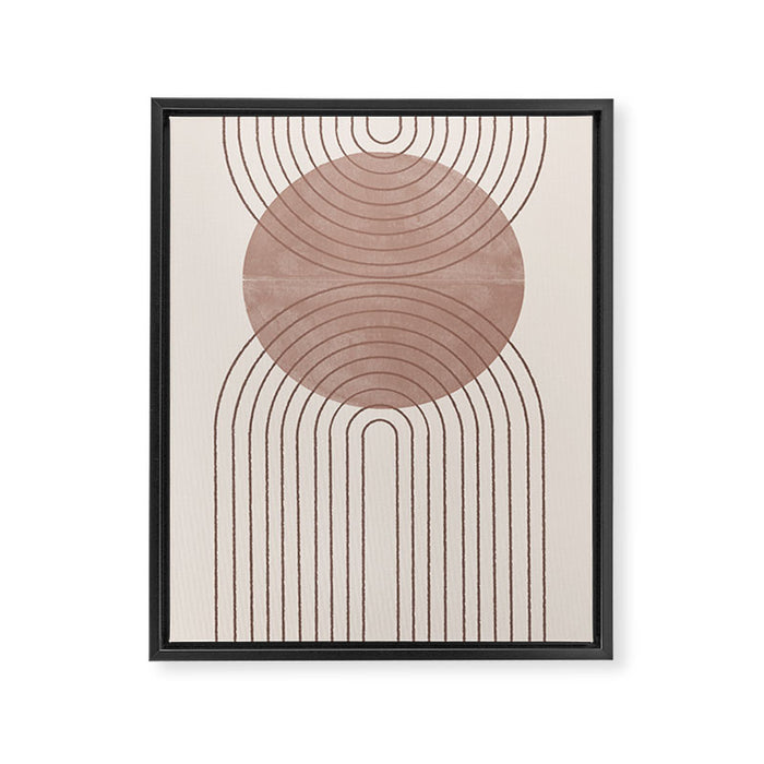 Abstract Modern Poster Arch  Framed Canvas Print Gallery Image 1