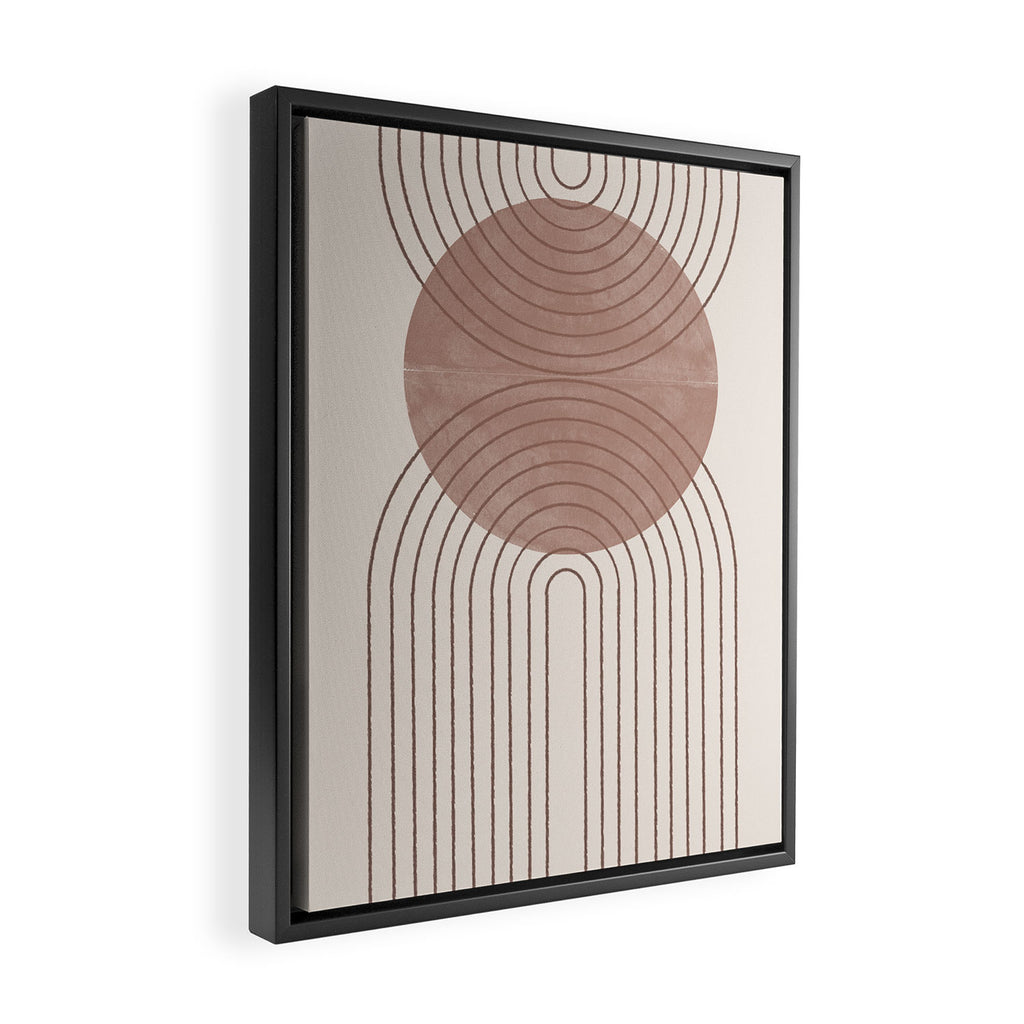 Abstract Modern Poster Arch  Framed Canvas Print Gallery Image 2