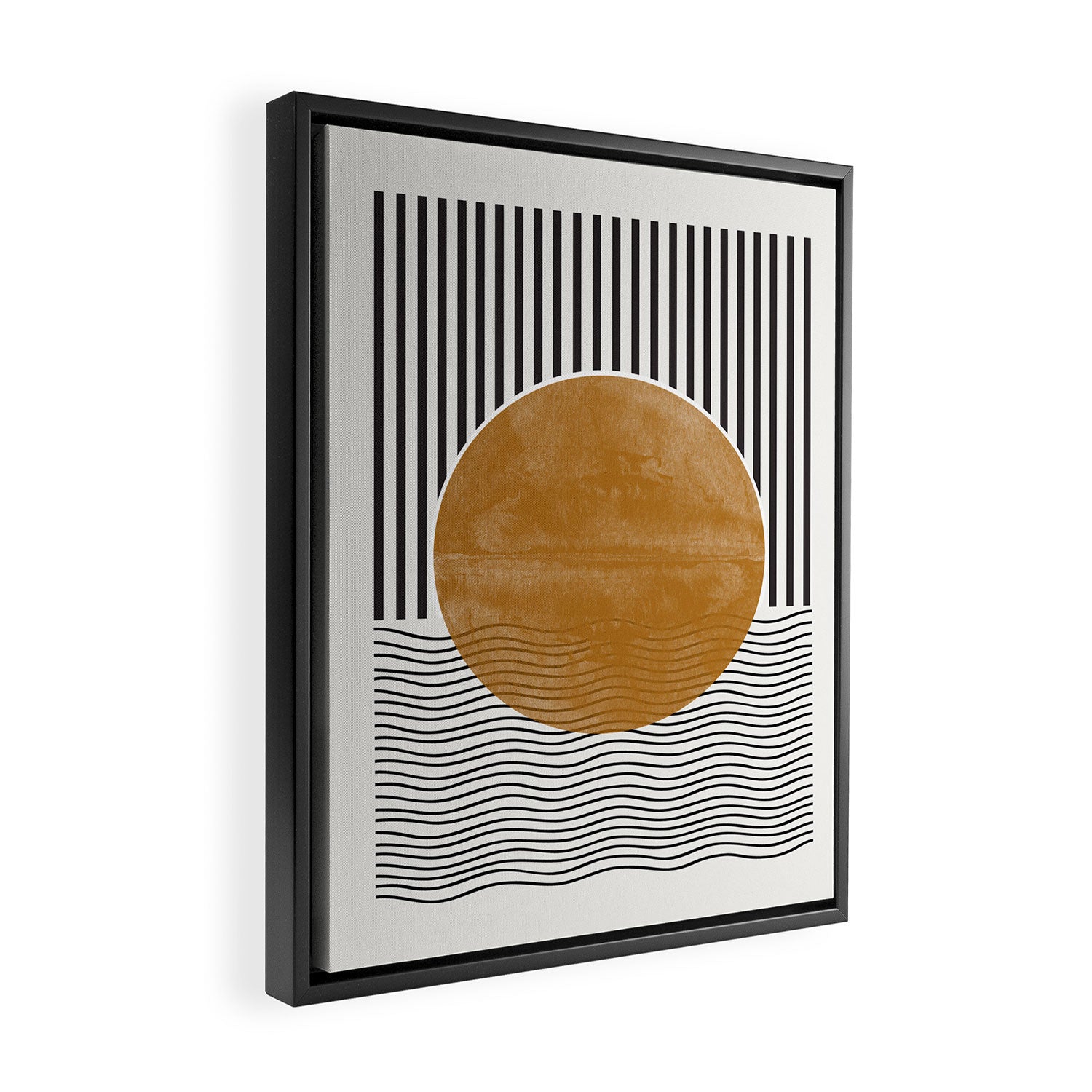 Abstract Modern  Framed Canvas Print Gallery Image 2