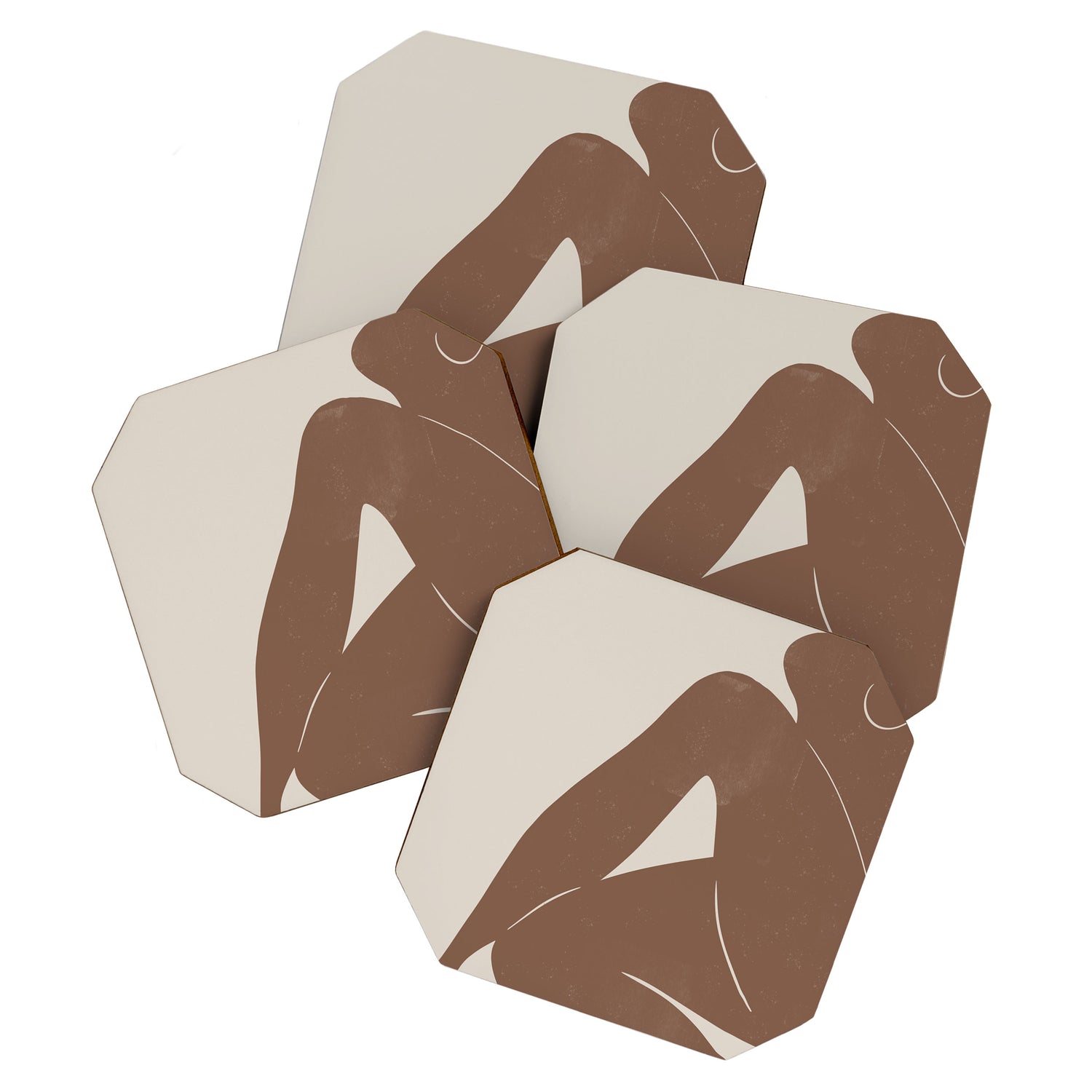 Abstract Nude, Body Illustration Coaster Gallery Image 1