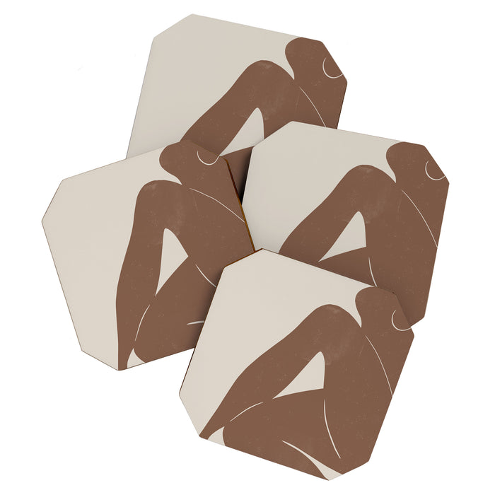 Abstract Nude, Body Illustration Coaster Gallery Image 1