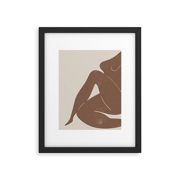 Abstract Nude, Body Illustration Framed Art Print Gallery Image 1