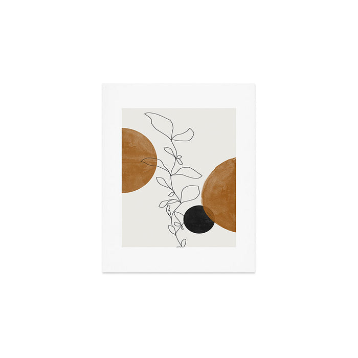 Abstract Plant Art Print Gallery Image 1