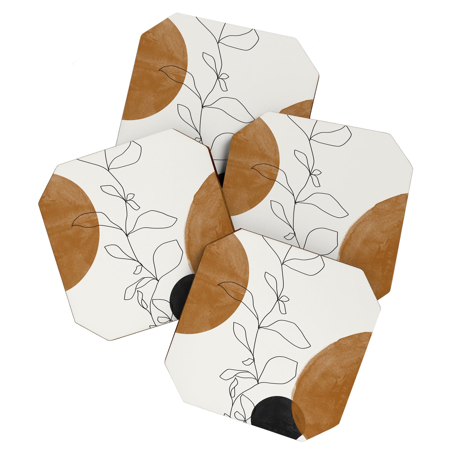 Abstract Plant Coaster Gallery Image 1