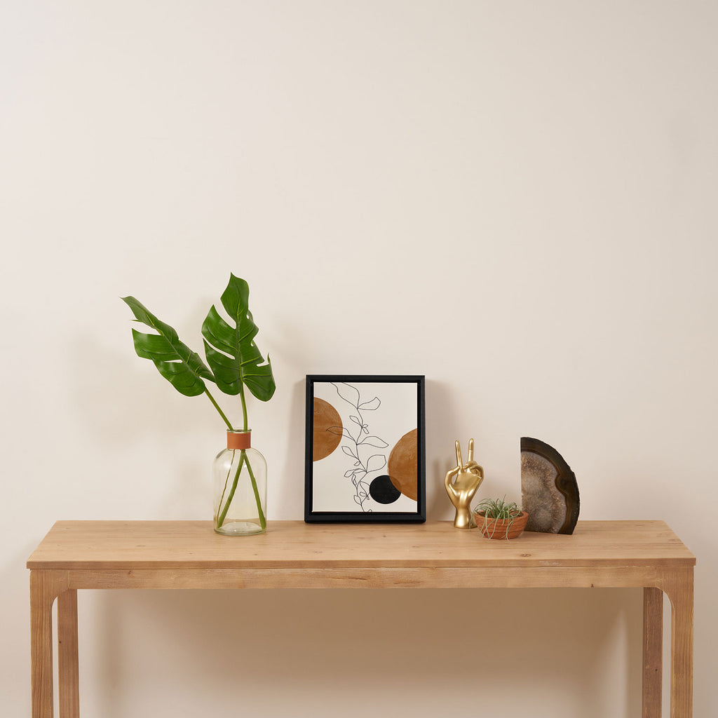 Abstract Plant Framed Canvas Print Gallery Image 4