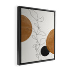 Abstract Plant Framed Canvas Print Gallery Image 2