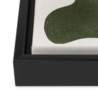 Abstract Retro Shapes Framed Canvas Print Gallery Image 3