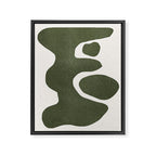 Abstract Retro Shapes Framed Canvas Print Gallery Image 6