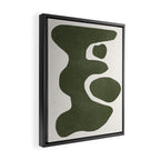 Abstract Retro Shapes Framed Canvas Print Gallery Image 2