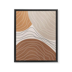 Abstract Shape IV Framed Canvas Print Gallery Image 6