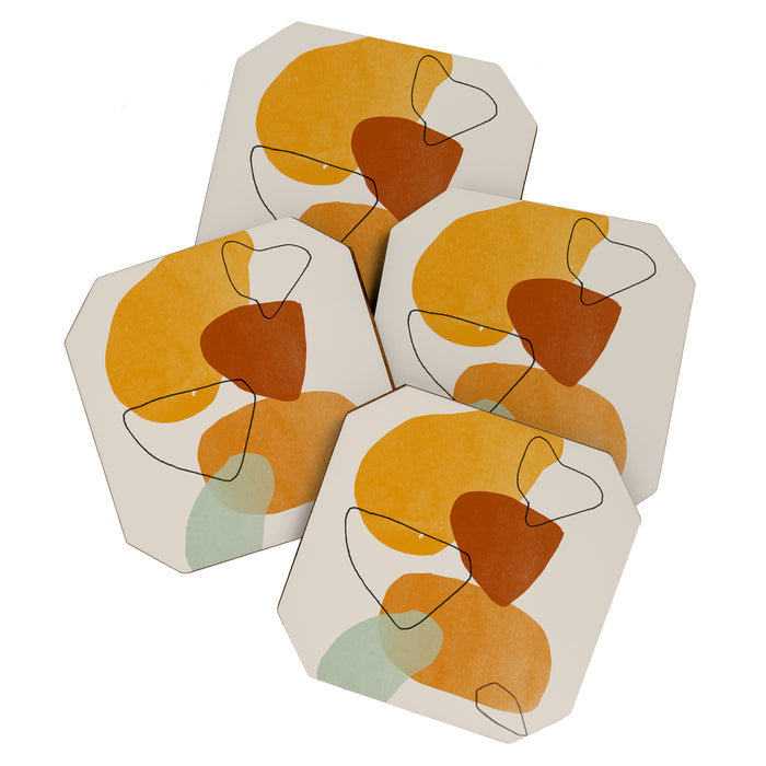 Abstract Shapes Coaster Gallery Image 1
