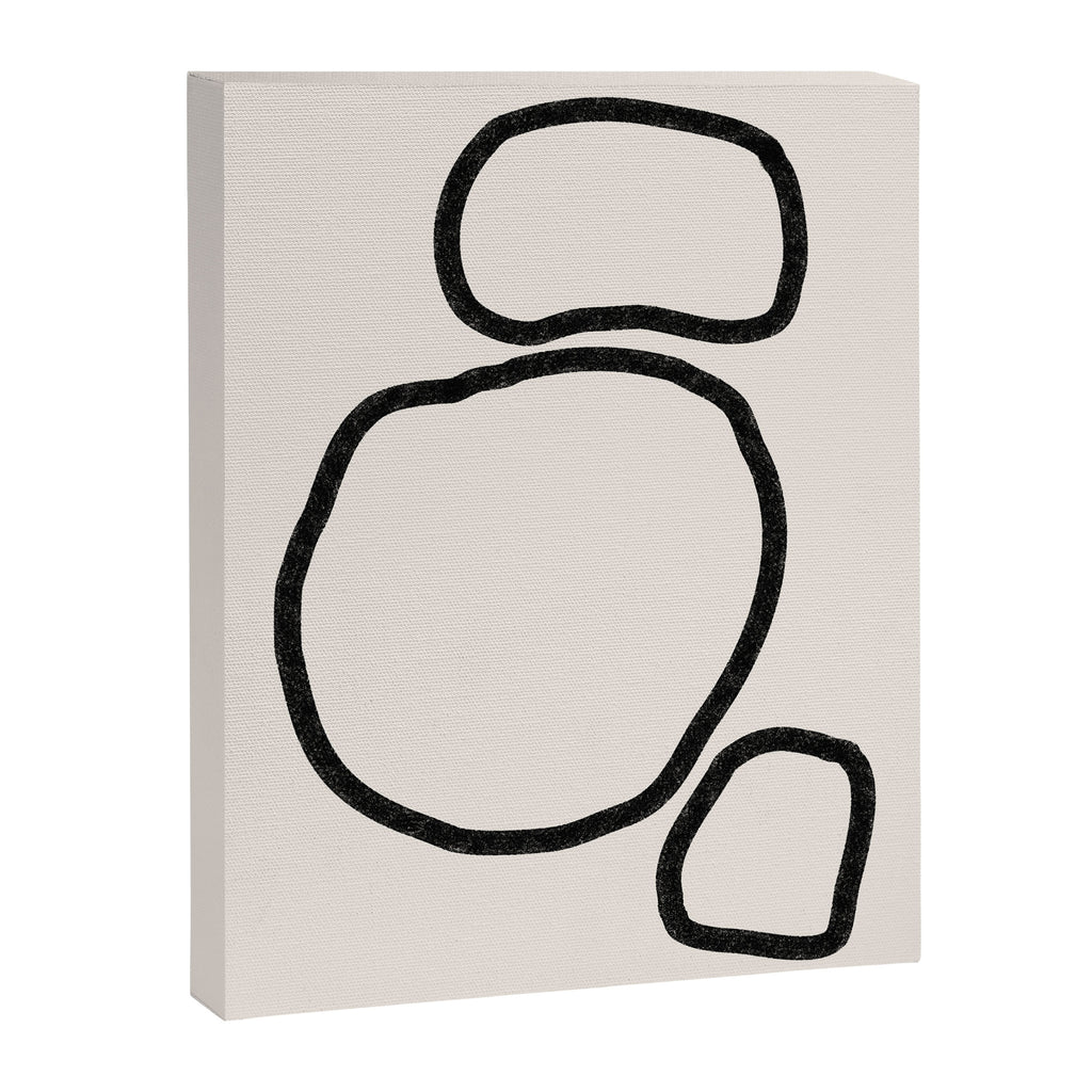 Abstract Stones, Minimalist Art Canvas Print Gallery Image 6