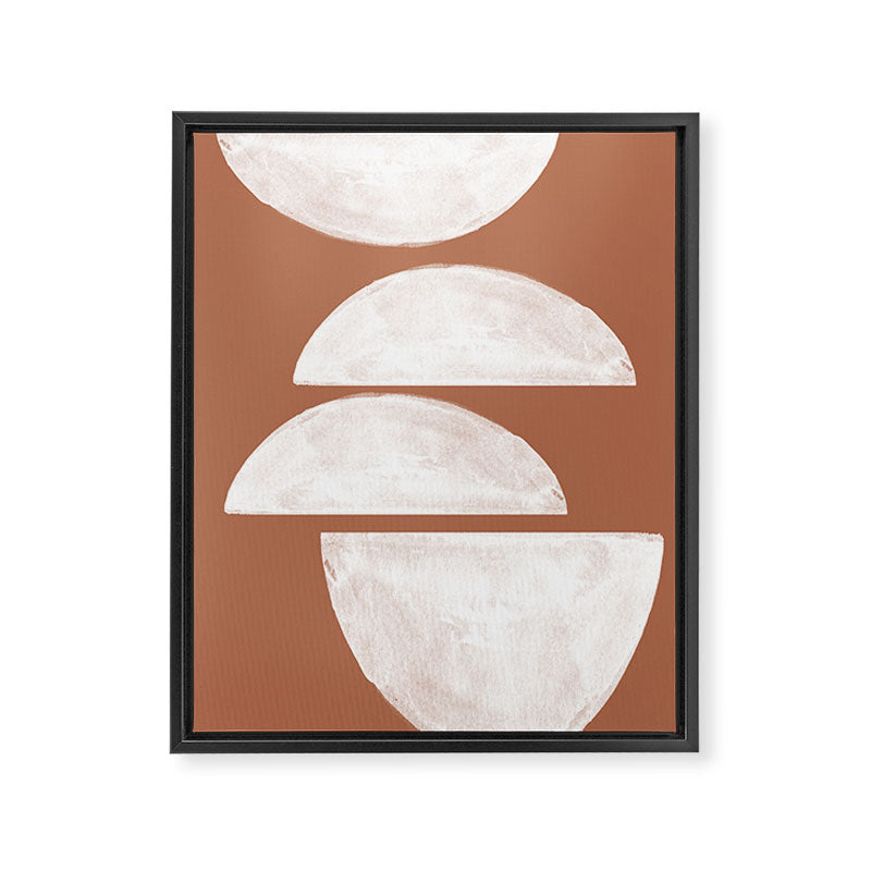 Abstract Terracotta  Framed Canvas Print Gallery Image 6