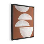 Abstract Terracotta  Framed Canvas Print Gallery Image 2