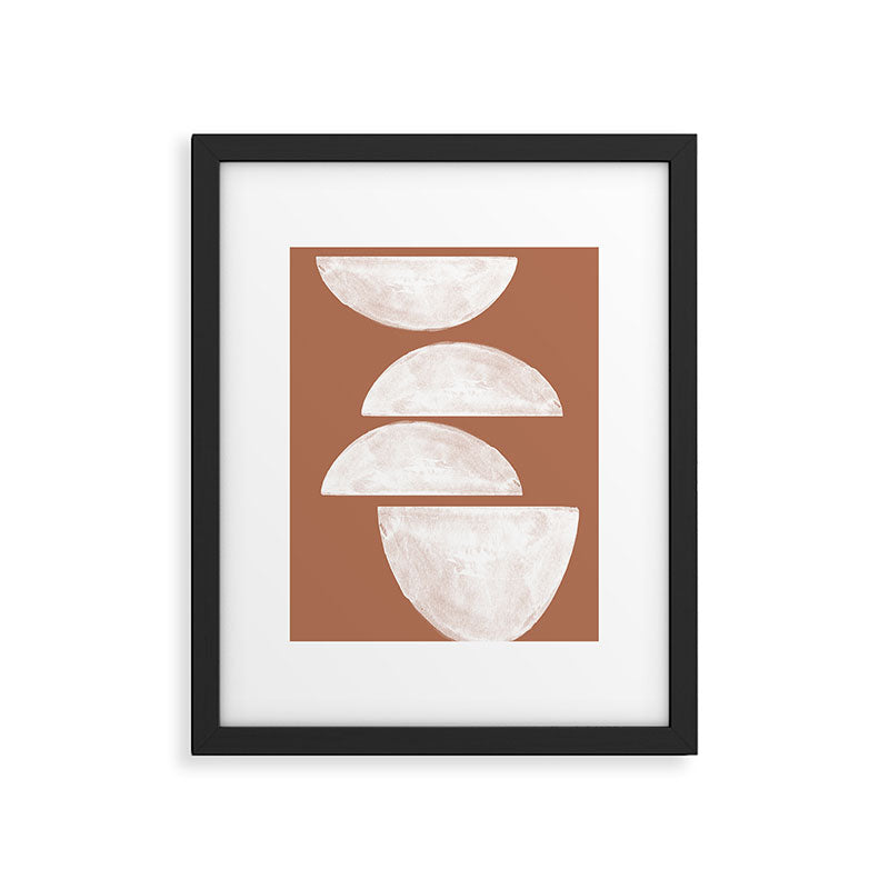 Abstract Terracotta  Framed Art Print Gallery Image 5
