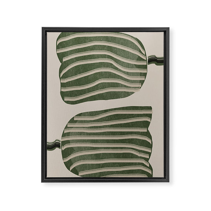 Abstract Tulips Framed Canvas Print Gallery Image 1