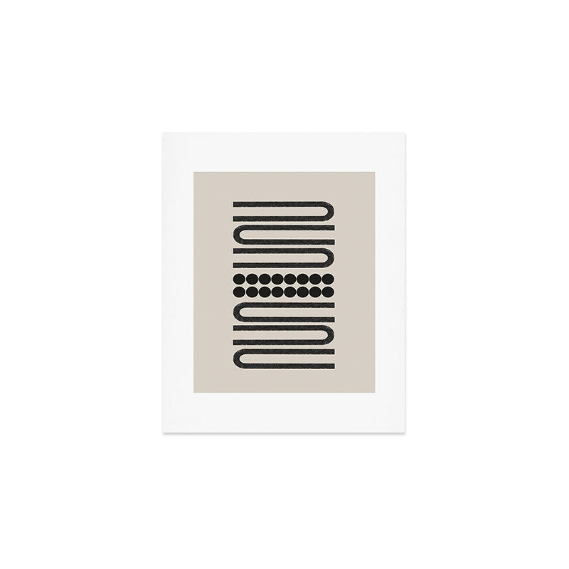Abstract Woodblock Art Art Print Gallery Image 1
