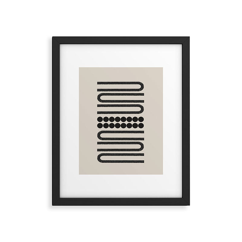 Abstract Woodblock Art Framed Art Print Gallery Image 5