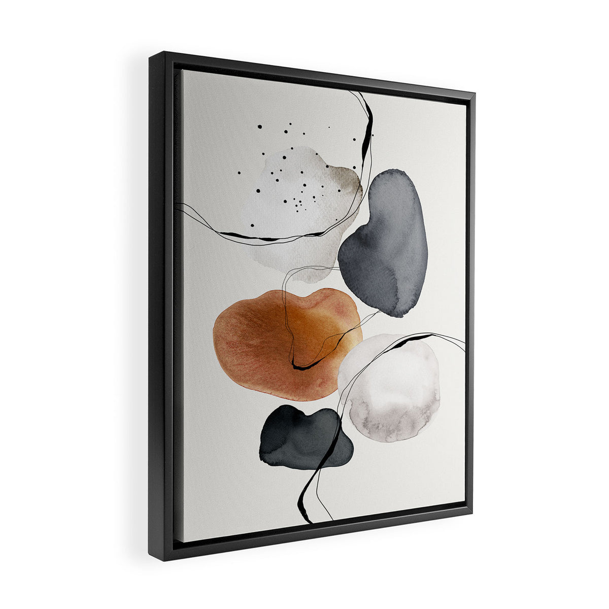 Abstract World Framed Canvas Print Gallery Image 2