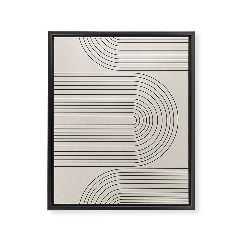 Arch Art, Modern Pattern, Mid Century  Framed Canvas Print Gallery Image 6