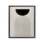 Arch, geometric modern art Framed Canvas Print Gallery Image 6