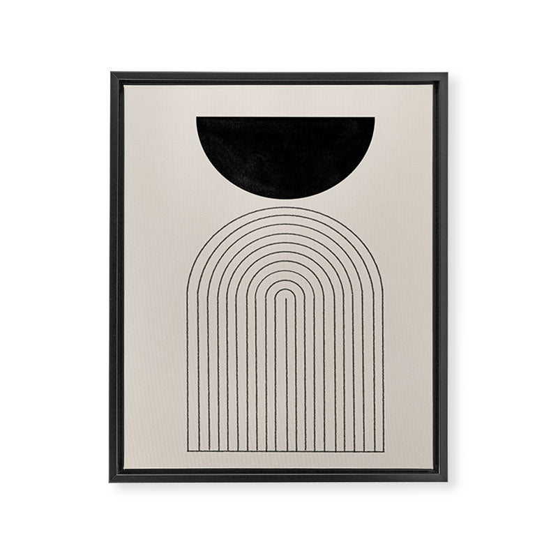 Arch, geometric modern art Framed Canvas Print Gallery Image 6