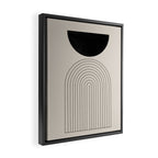 Arch, geometric modern art Framed Canvas Print Gallery Image 2