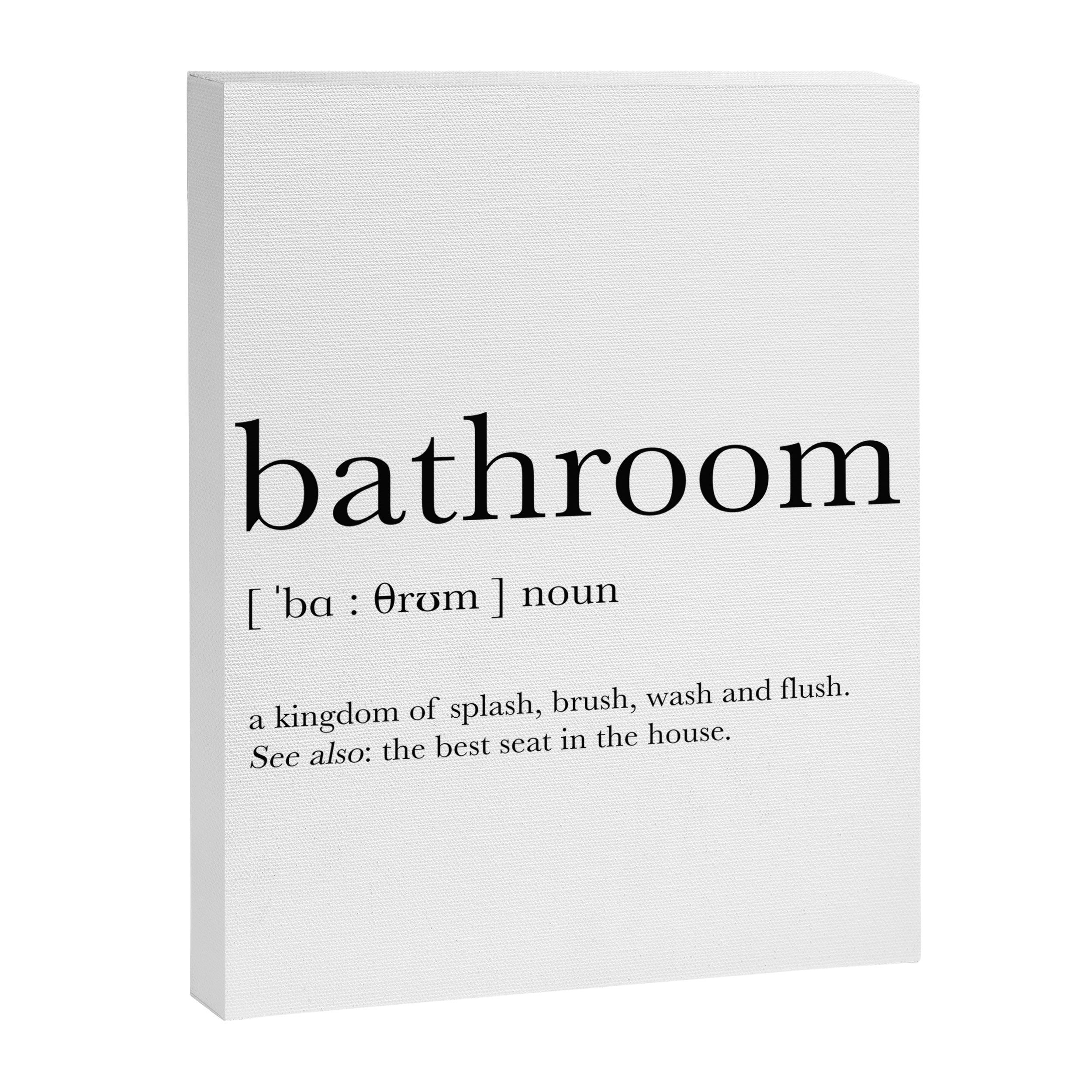 Bathroom definition Canvas Print Gallery Image 6