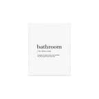 Bathroom definition Art Print Gallery Image 1