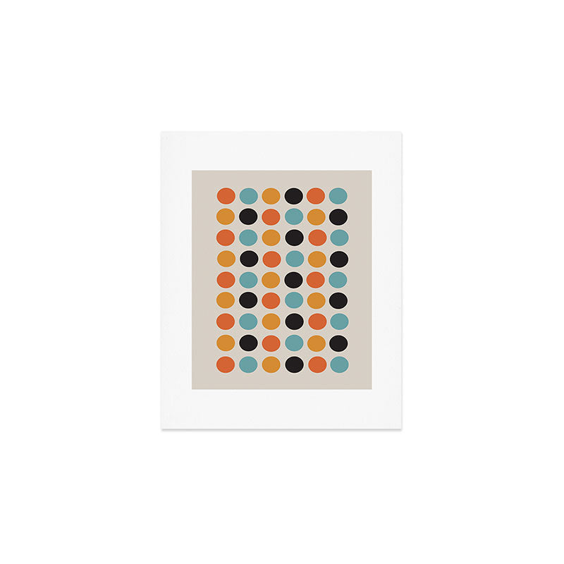 Bauhaus dots Art Print Gallery Image 1