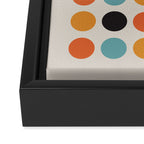 Bauhaus dots Framed Canvas Print Gallery Image 3