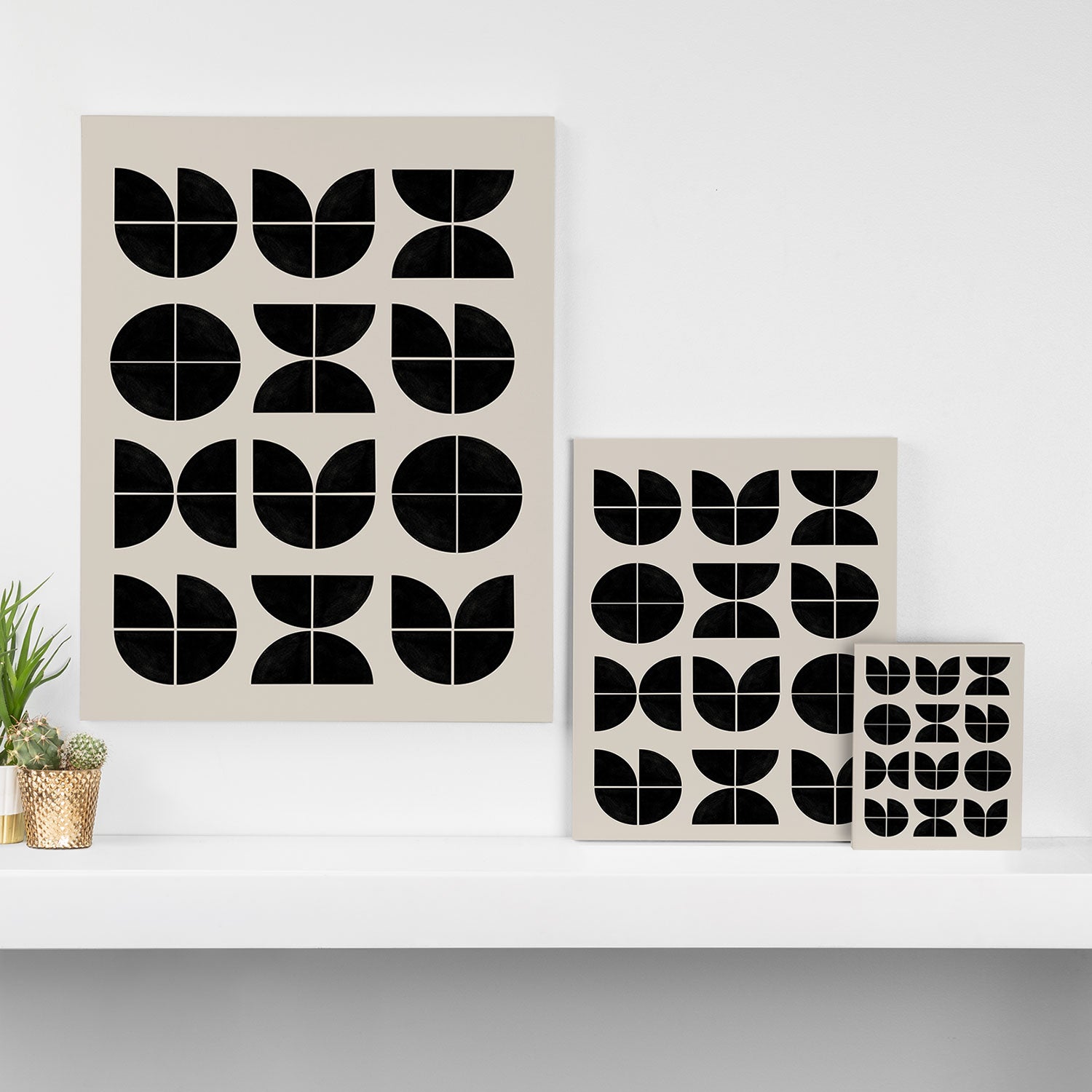 Bauhaus Style Art Canvas Print Gallery Image 3