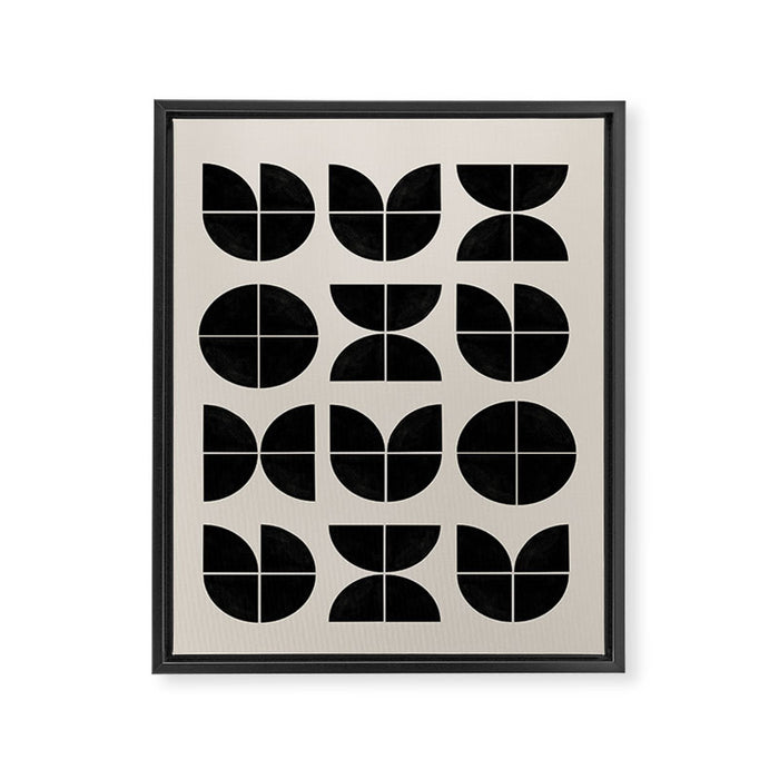 Bauhaus Style Art Framed Canvas Print Gallery Image 1