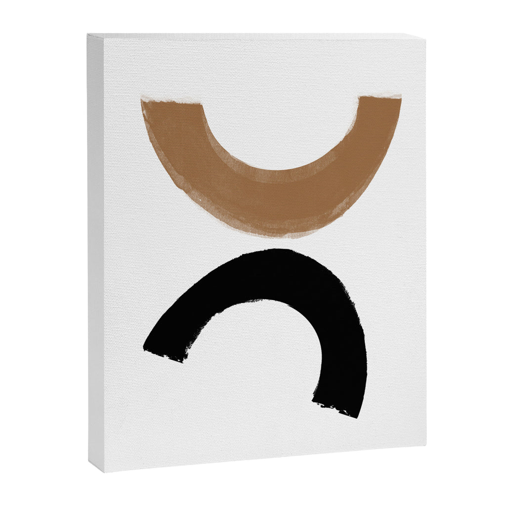 Beige and Black Collage Canvas Print Gallery Image 6