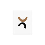 Beige and Black Collage Art Print Gallery Image 1