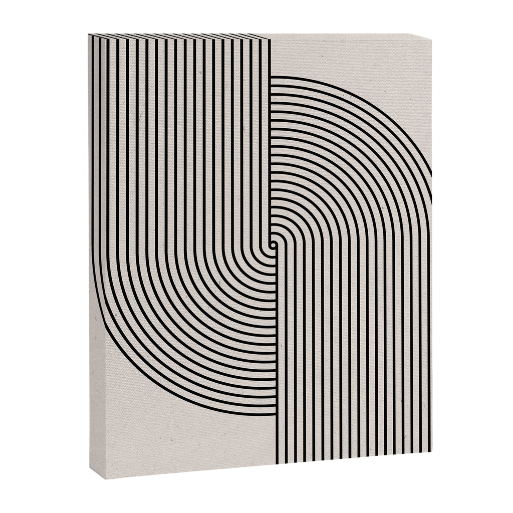 Beige Neutral Retro Balance  Canvas Print Gallery Image 6