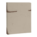 Beige Organic Modern Shape Canvas Print Gallery Image 6