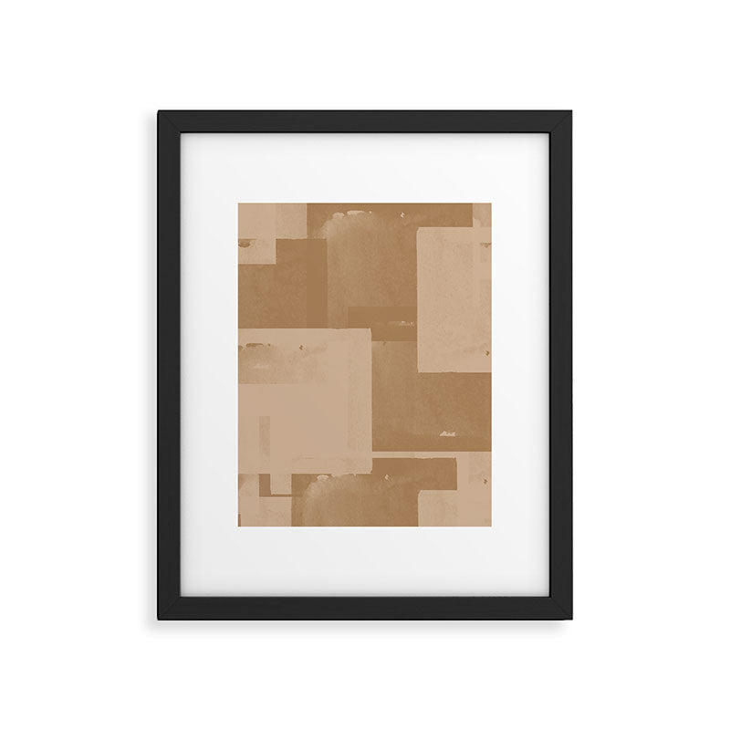 Beige Paper Cut Framed Art Print Gallery Image 5
