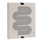 Beige Soft Organic Texture Modern Canvas Print Gallery Image 6