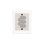 Beige Soft Organic Texture Modern Art Print Gallery Image 1