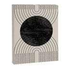 Black Geometric Arch Canvas Print Gallery Image 6