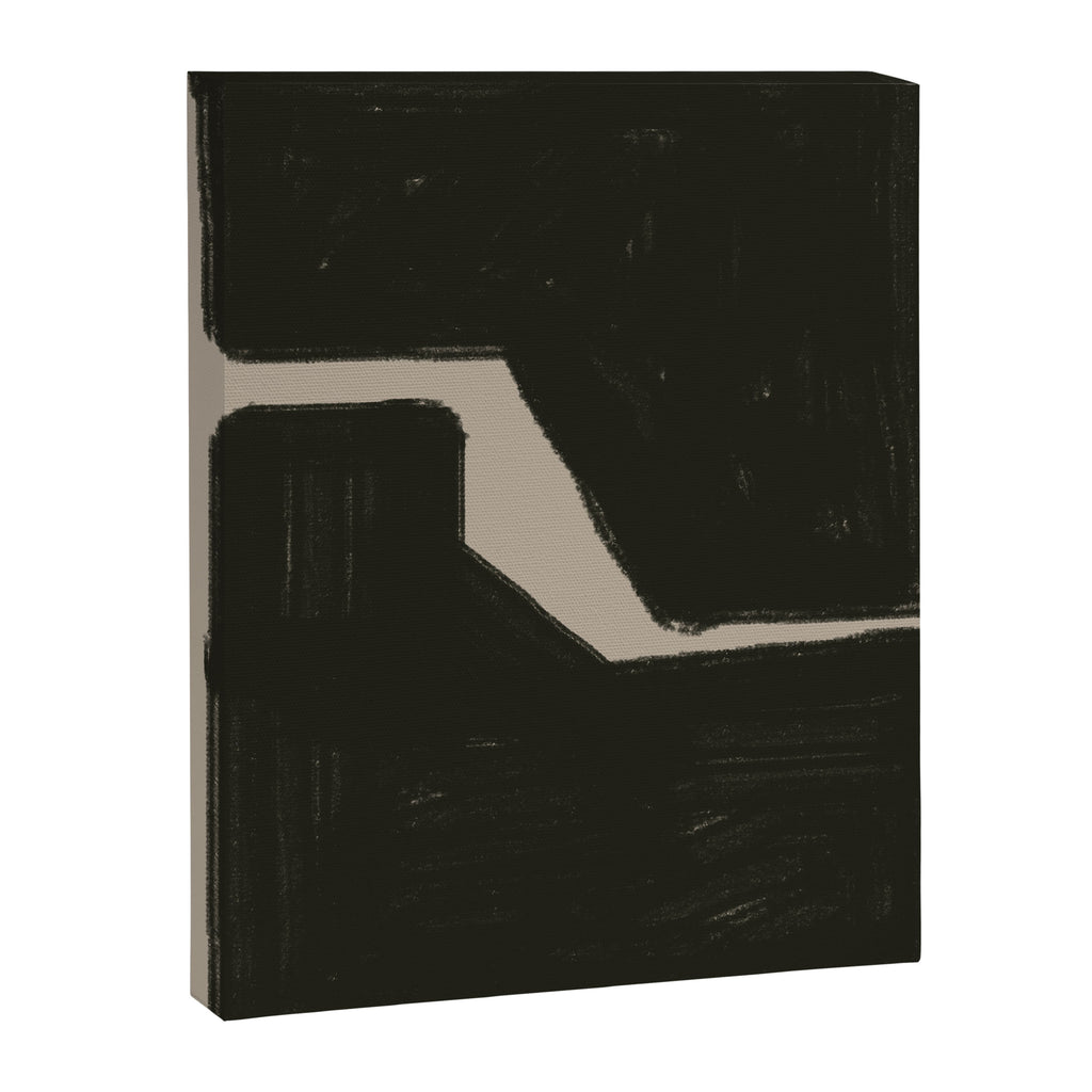 Black Geometric Shapes Canvas Print Gallery Image 6
