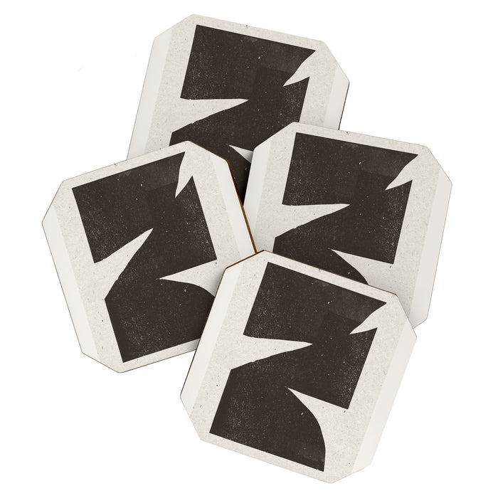 Black Inner Object Coaster Gallery Image 1