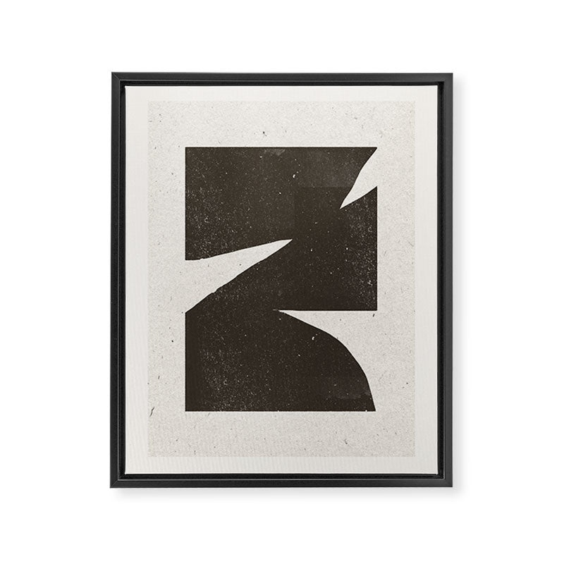 Black Inner Object Framed Canvas Print Gallery Image 6