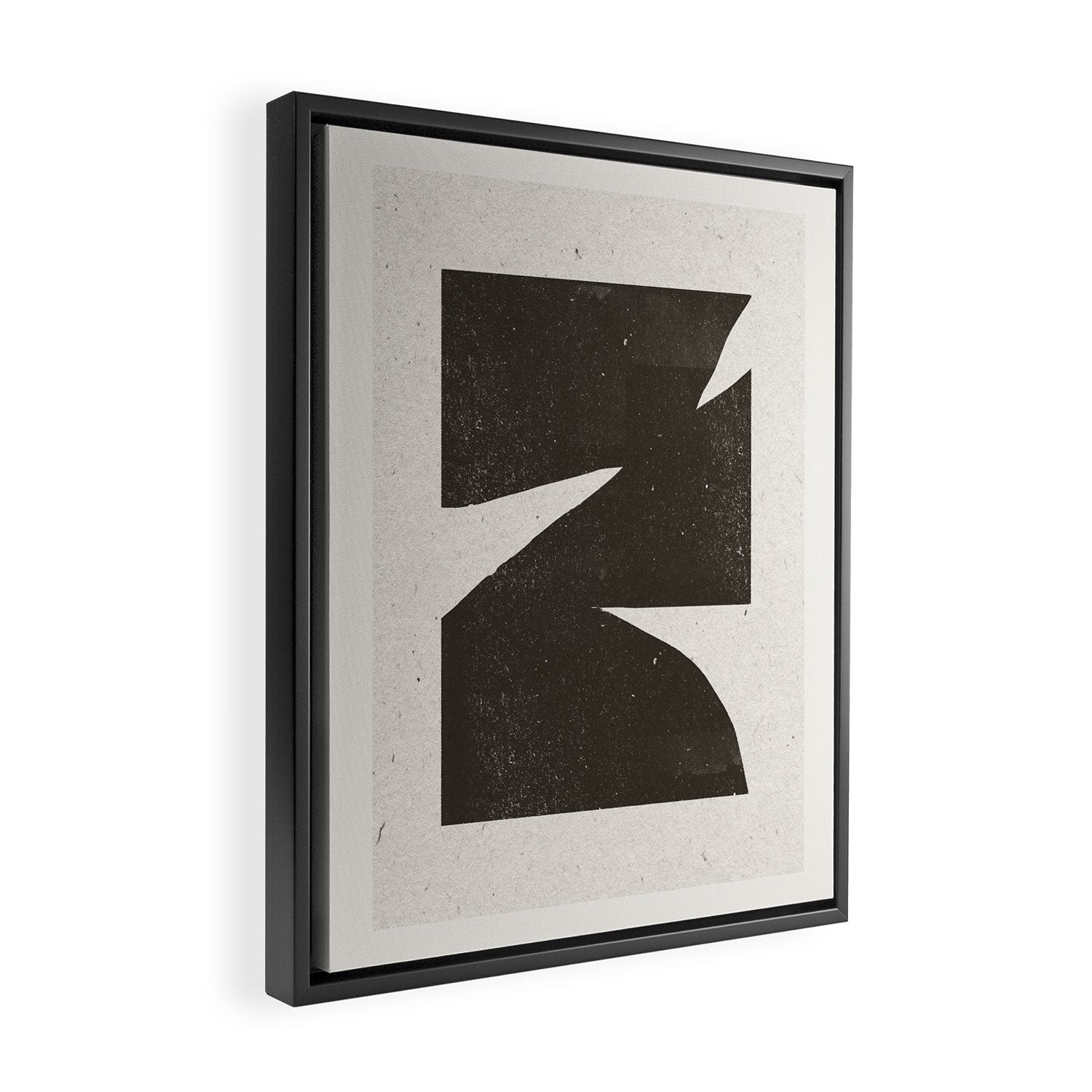 Black Inner Object Framed Canvas Print Gallery Image 2