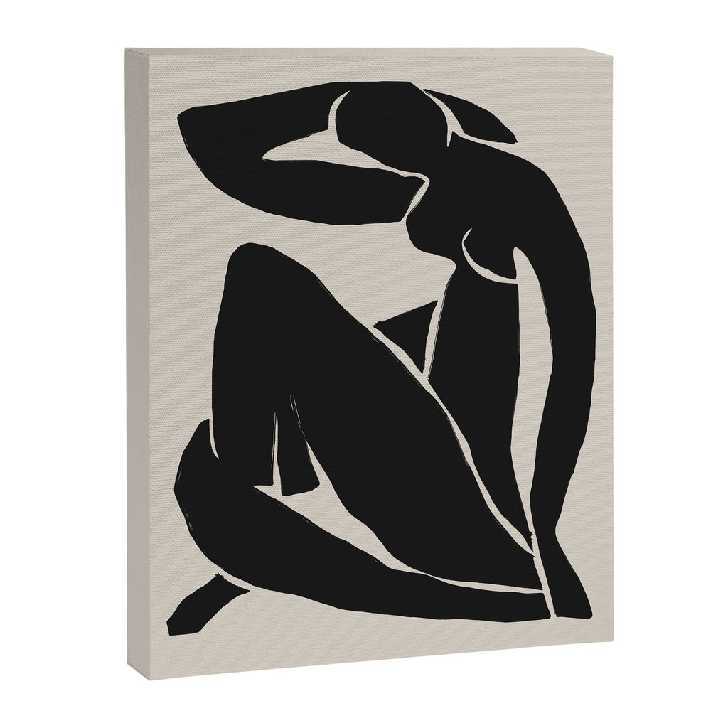 Black Nude Woman  Canvas Print Gallery Image 6