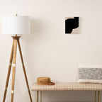 Black Shape Modern Artwork Canvas Print Gallery Image 2