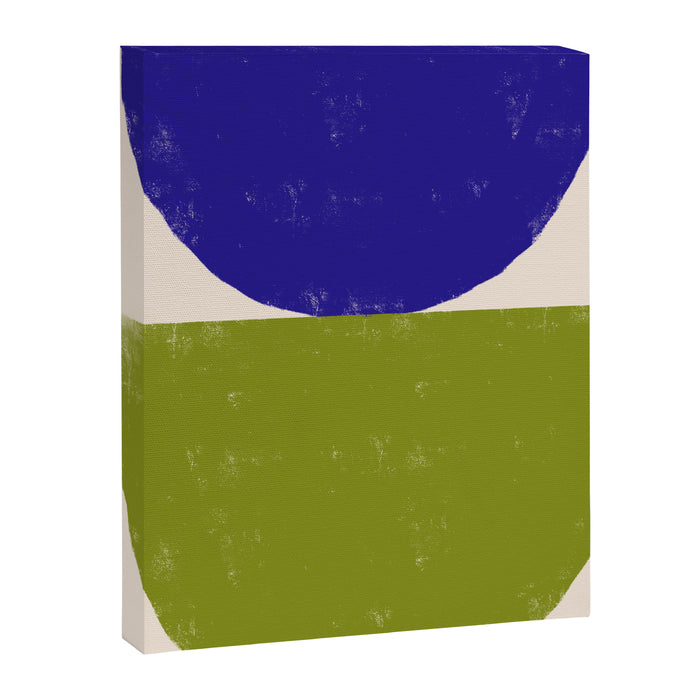 Blue and Green Objects Canvas Print Gallery Image 1