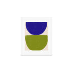 Blue and Green Objects Art Print Gallery Image 1